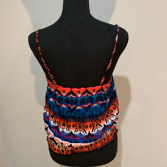 Strappy top with bold colors Sz M (7-9) - Picture 4 of 7